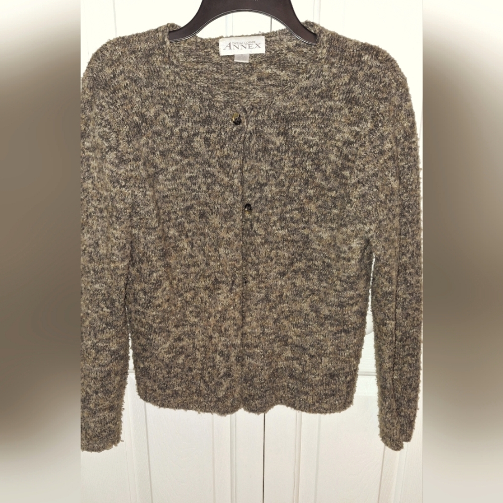 Casual Corner Brown Cardigan Sweater